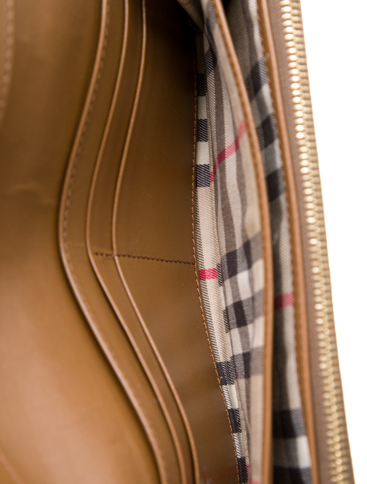 Burberry Leather Continental Wallet